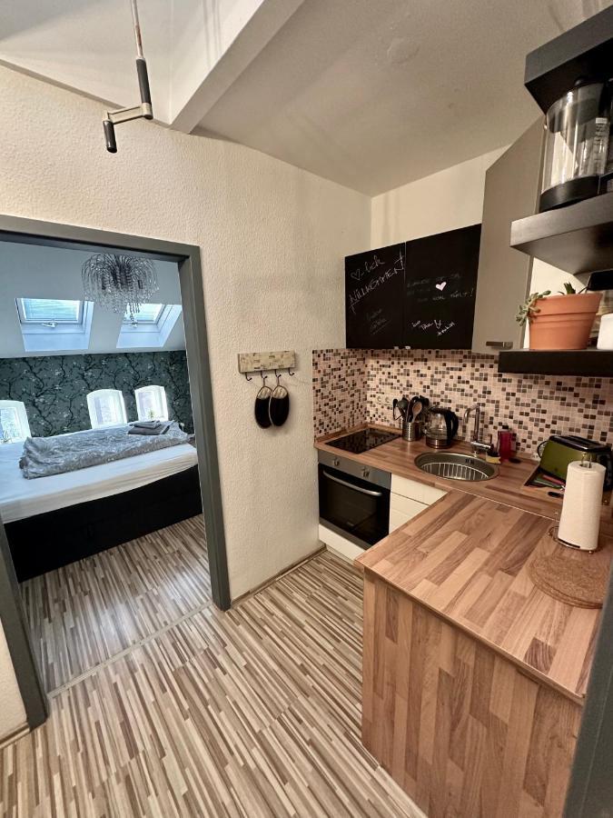 Apartment Zum grünen Hirsch inkl. Parkplatz Erfurt Exterior foto