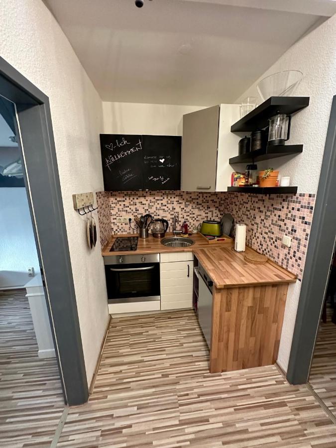 Apartment Zum grünen Hirsch inkl. Parkplatz Erfurt Exterior foto